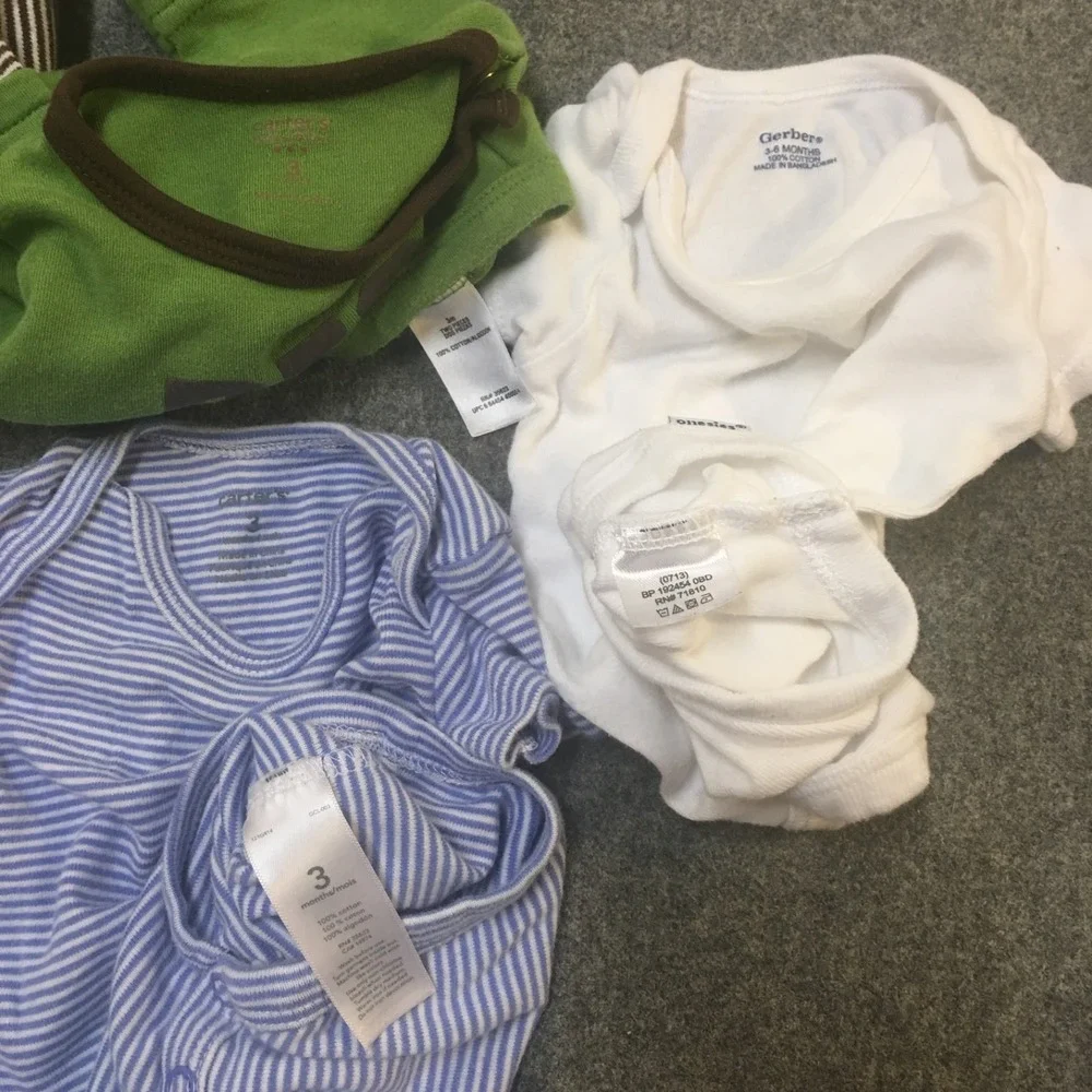 Baby Boy 3 Months Clothing Lot 14x Pieces Bulk All Seasons Preppy Casual Striped